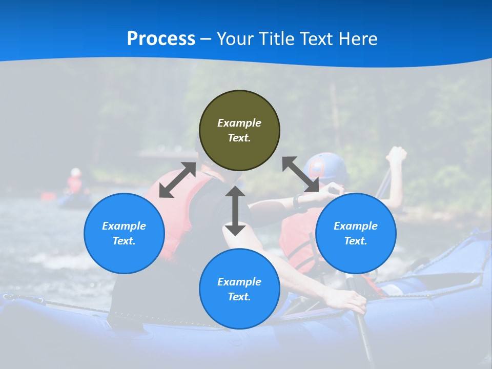 People River White PowerPoint Template