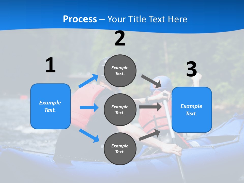 People River White PowerPoint Template