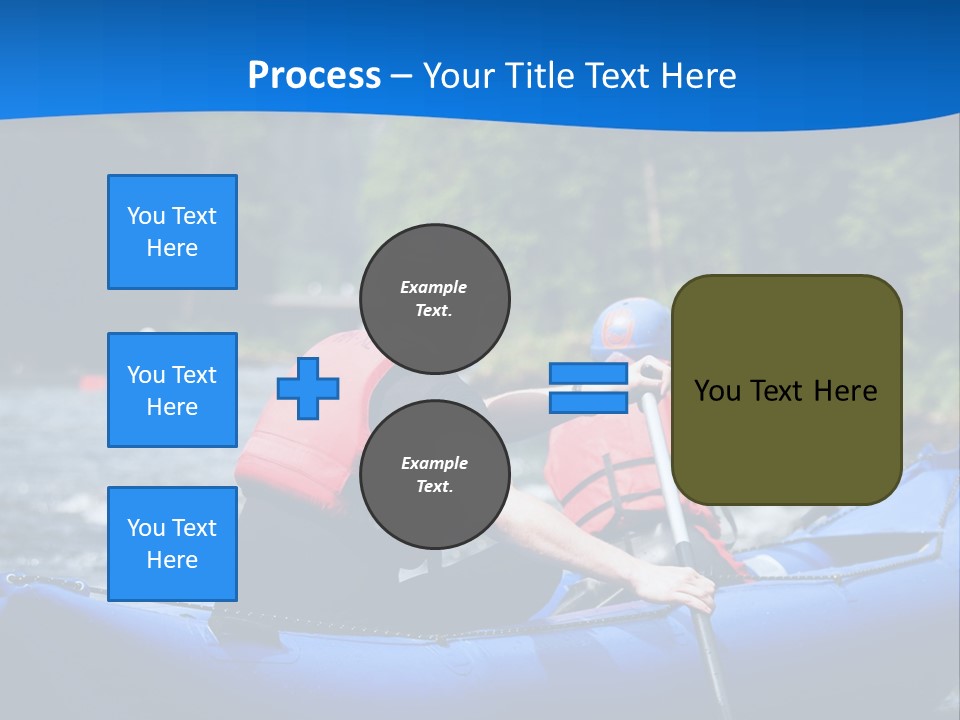 People River White PowerPoint Template