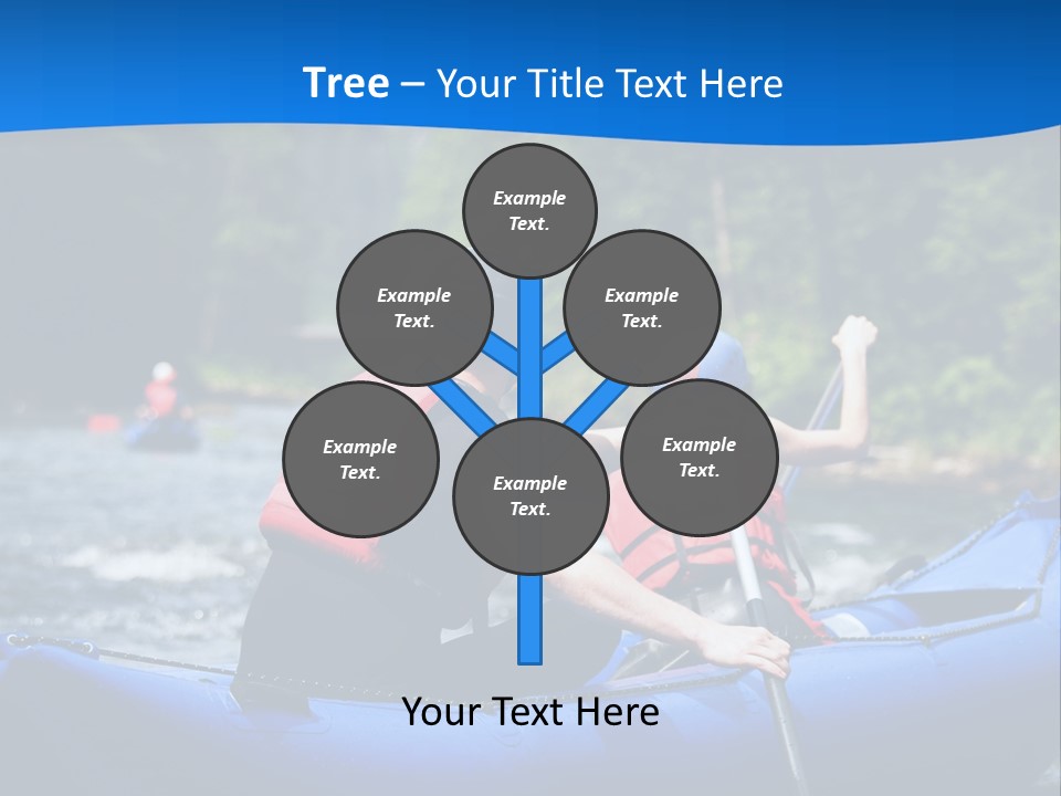 People River White PowerPoint Template