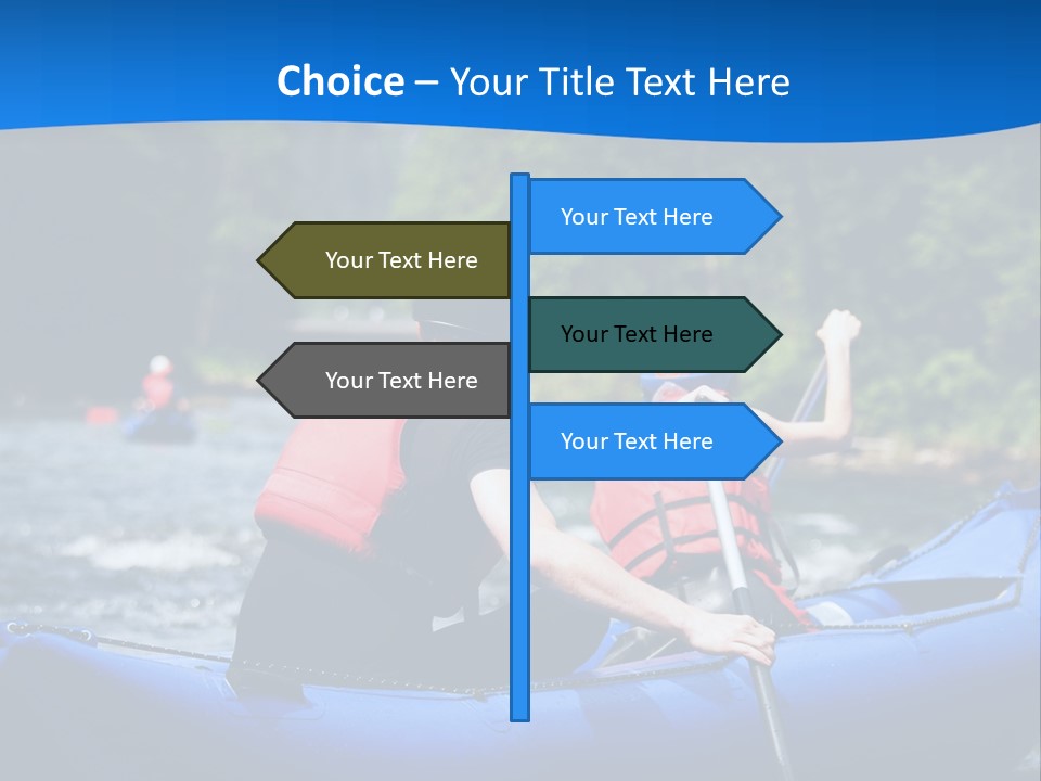 People River White PowerPoint Template