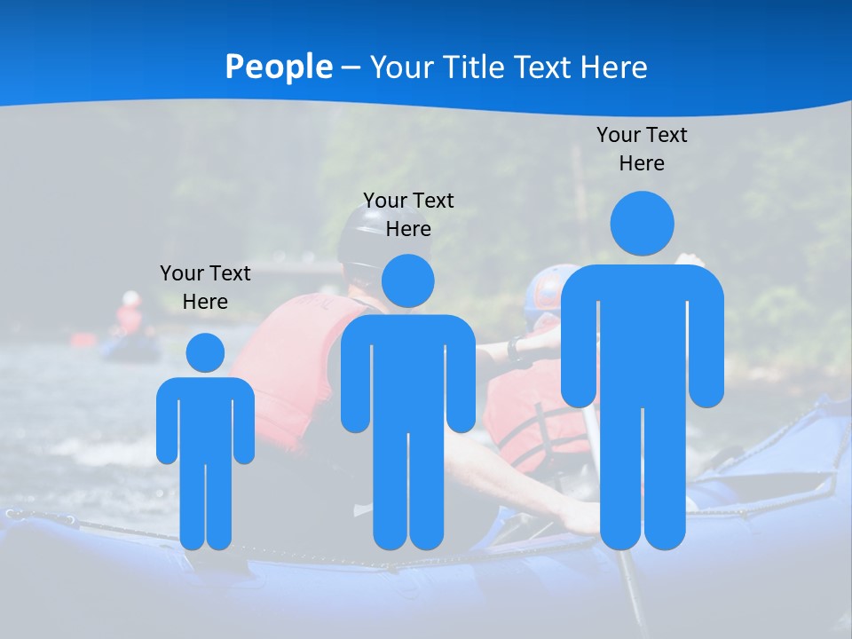 People River White PowerPoint Template