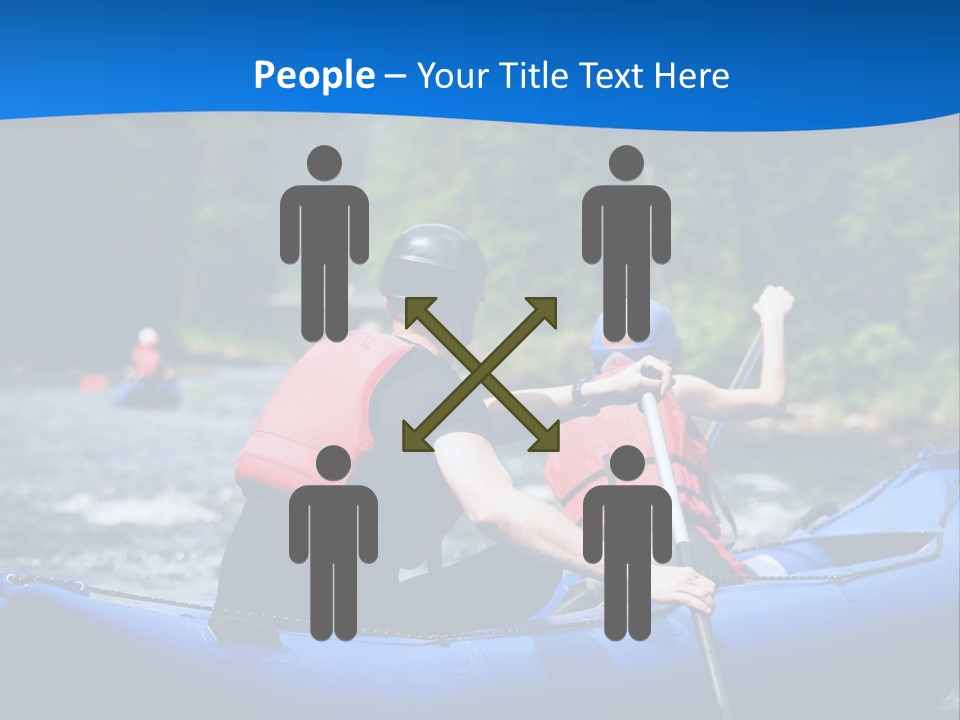 People River White PowerPoint Template