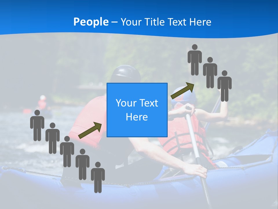 People River White PowerPoint Template