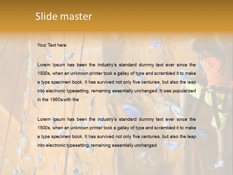 Young Adult Leisure Activity Extreme Sports PowerPoint Template