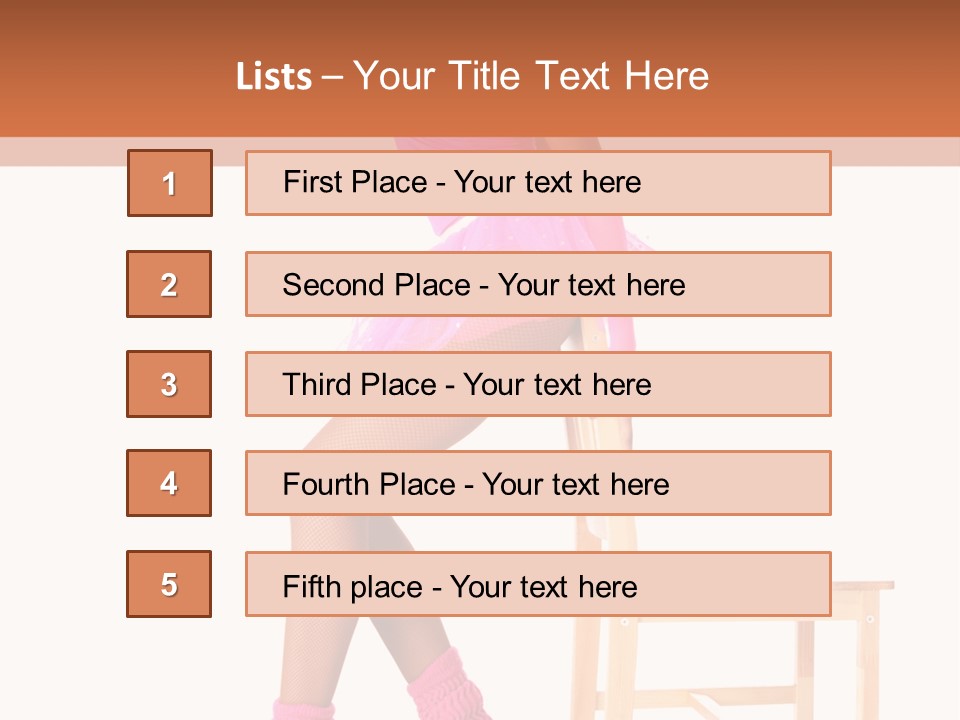 Agile Tutu Dancer PowerPoint Template
