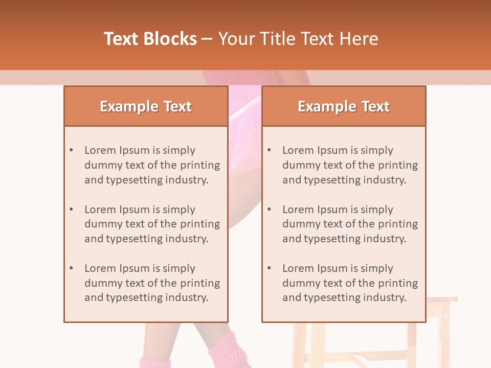 Agile Tutu Dancer PowerPoint Template