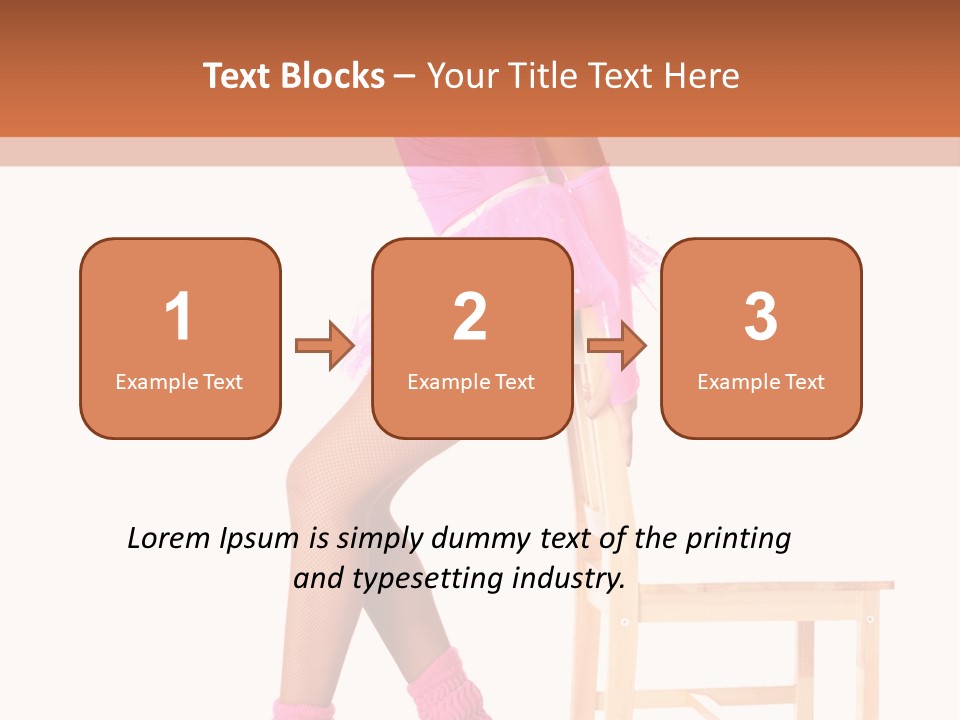 Agile Tutu Dancer PowerPoint Template
