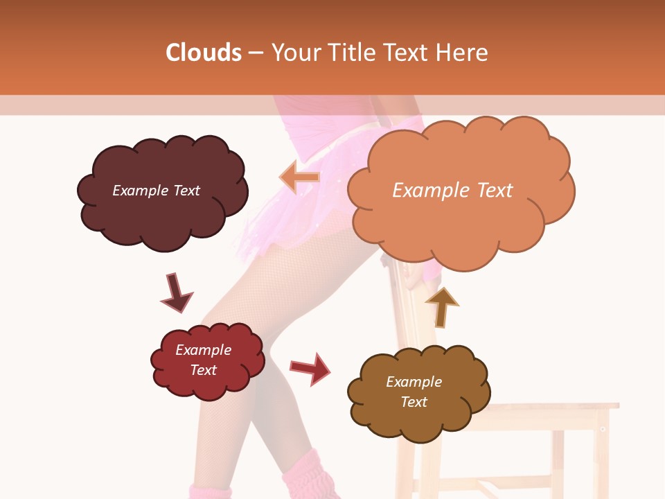 Agile Tutu Dancer PowerPoint Template