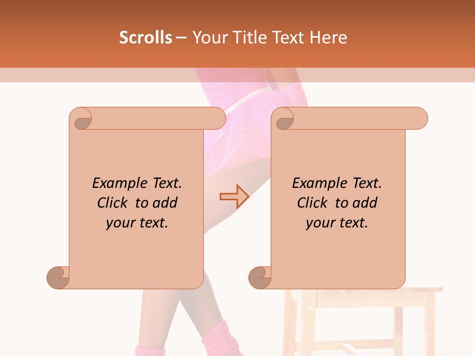 Agile Tutu Dancer PowerPoint Template