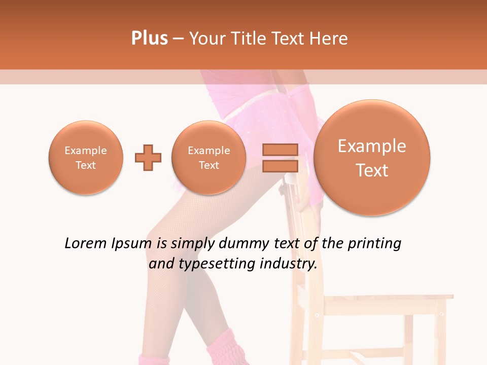 Agile Tutu Dancer PowerPoint Template