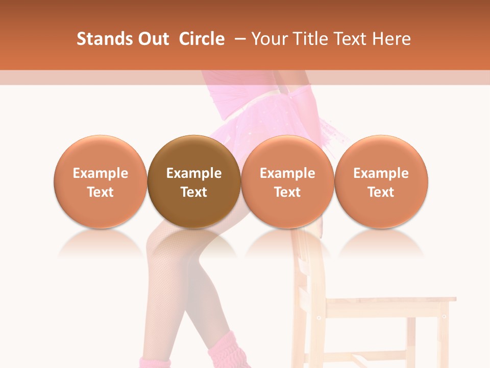 Agile Tutu Dancer PowerPoint Template