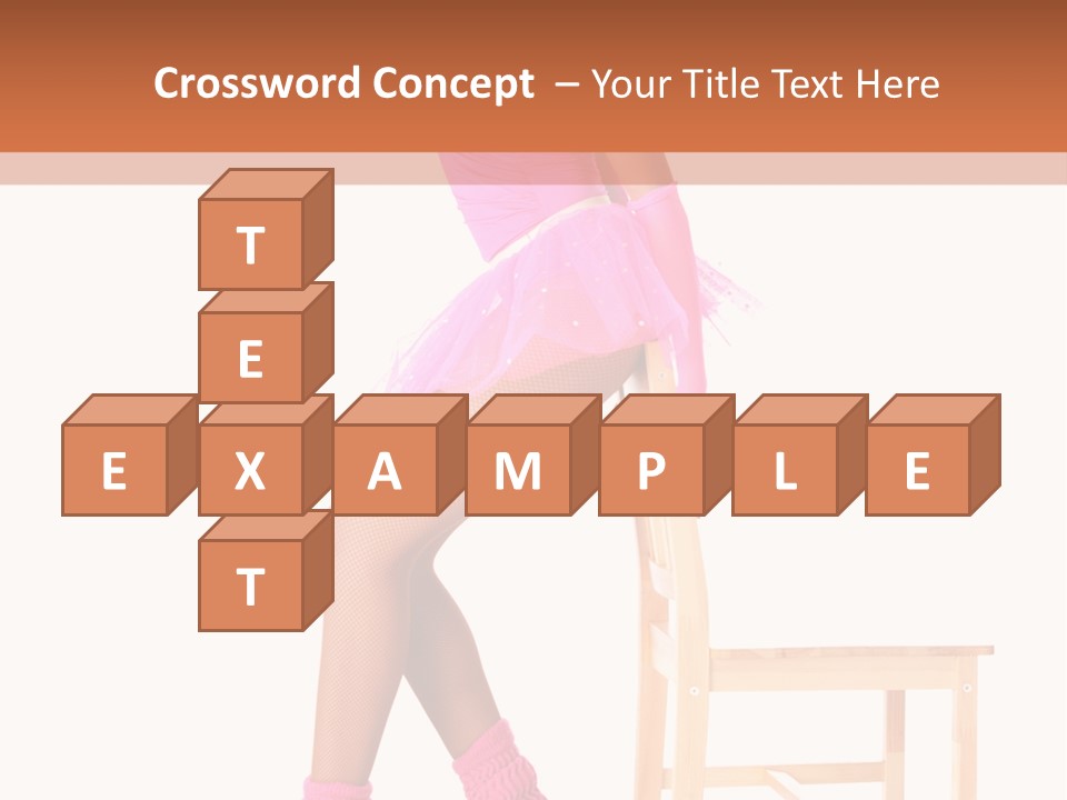 Agile Tutu Dancer PowerPoint Template