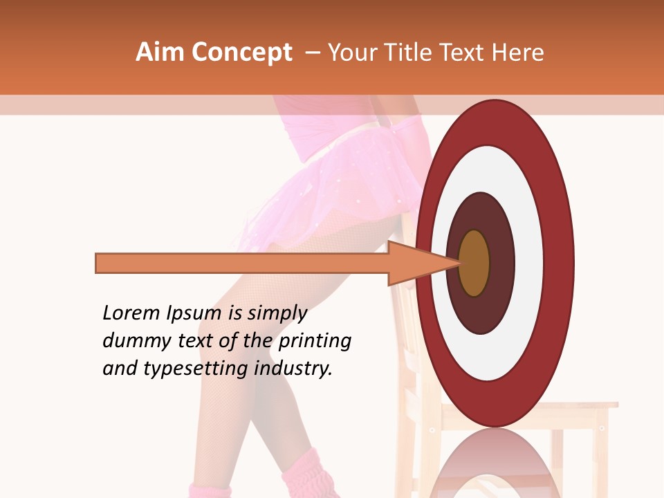 Agile Tutu Dancer PowerPoint Template