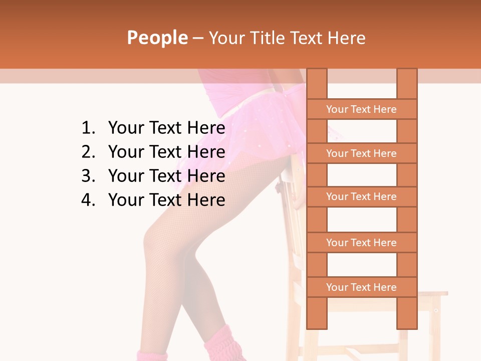 Agile Tutu Dancer PowerPoint Template