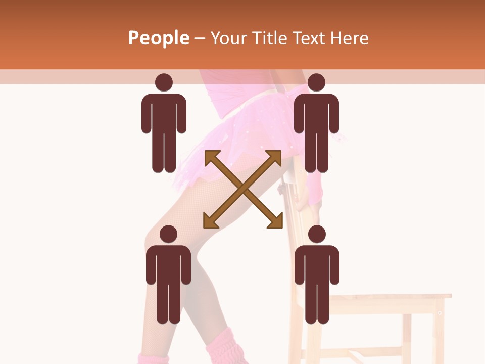 Agile Tutu Dancer PowerPoint Template
