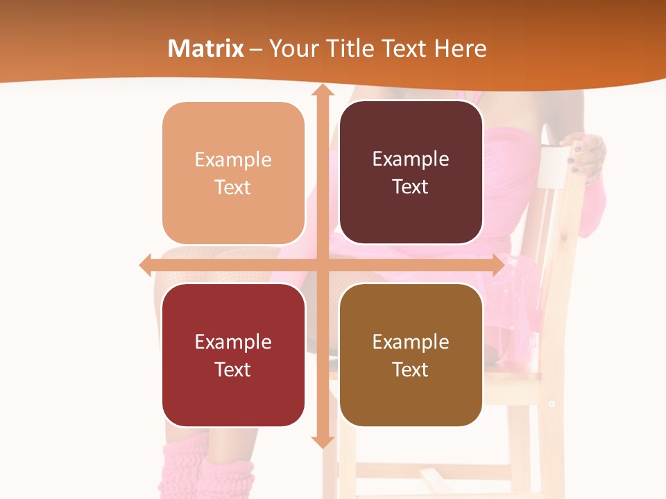 Ballerina Sit Dance PowerPoint Template