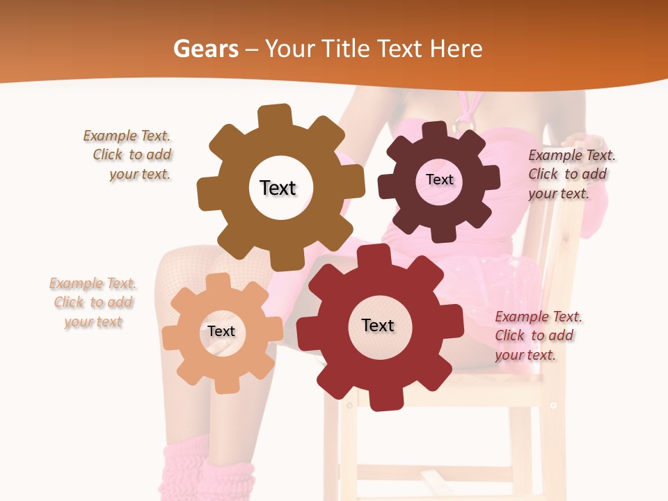 Ballerina Sit Dance PowerPoint Template