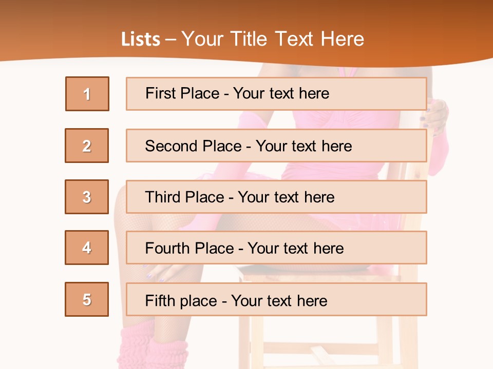 Ballerina Sit Dance PowerPoint Template