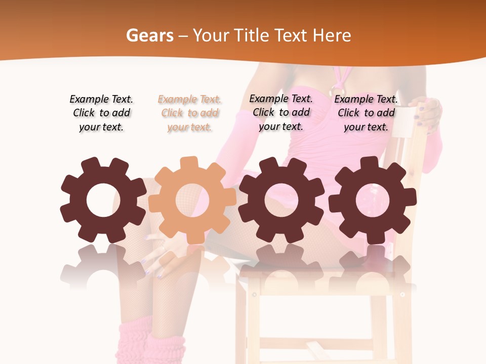 Ballerina Sit Dance PowerPoint Template