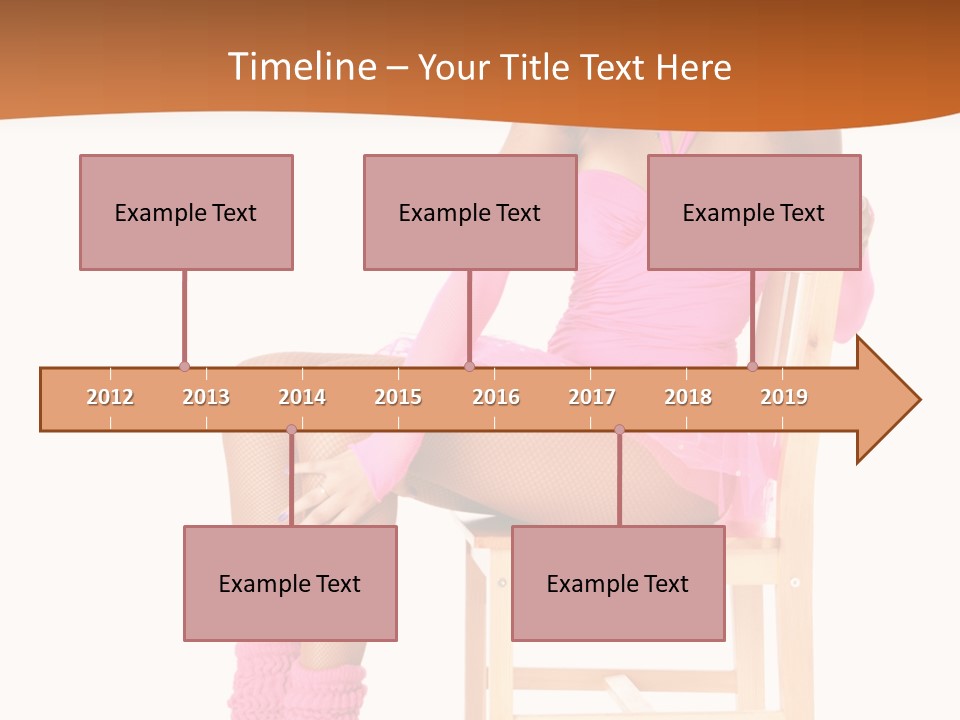 Ballerina Sit Dance PowerPoint Template