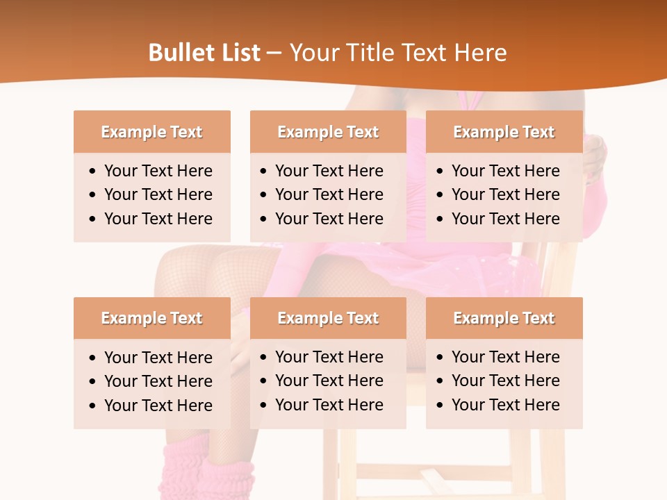 Ballerina Sit Dance PowerPoint Template