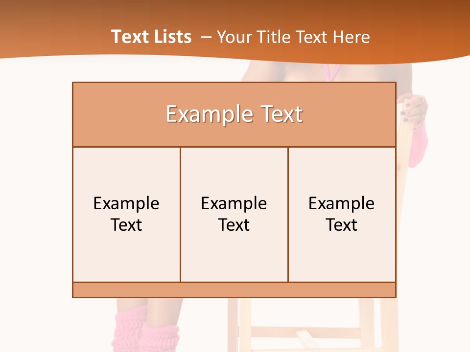 Ballerina Sit Dance PowerPoint Template