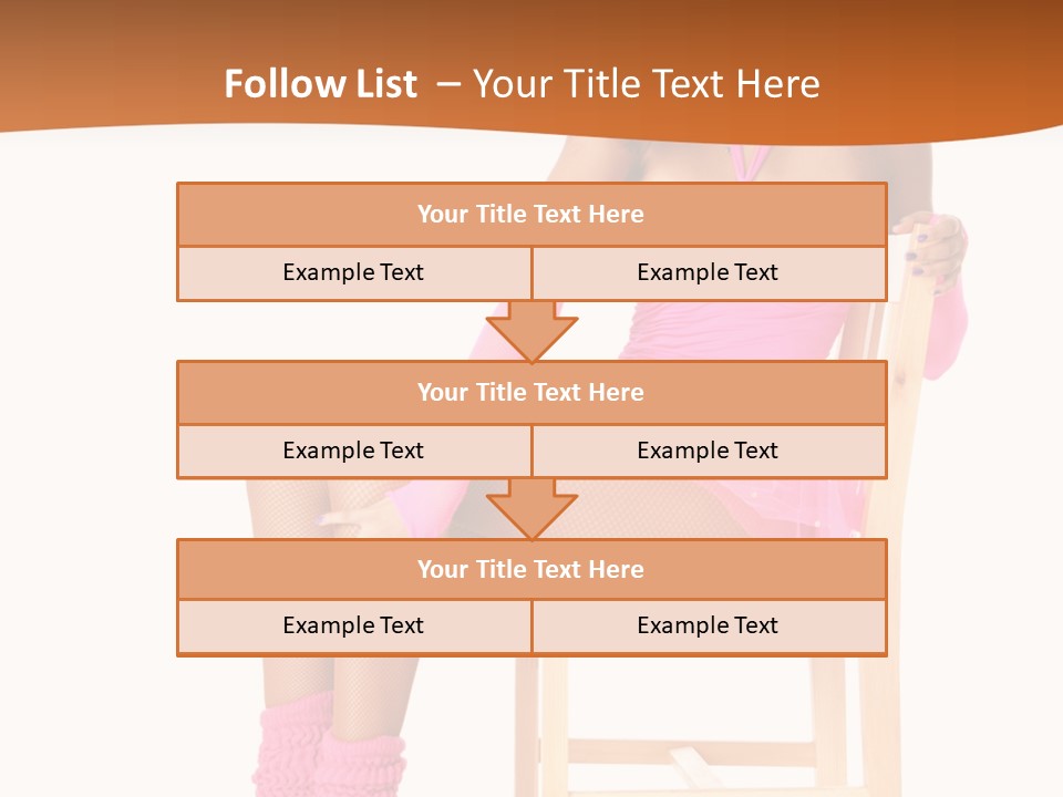 Ballerina Sit Dance PowerPoint Template