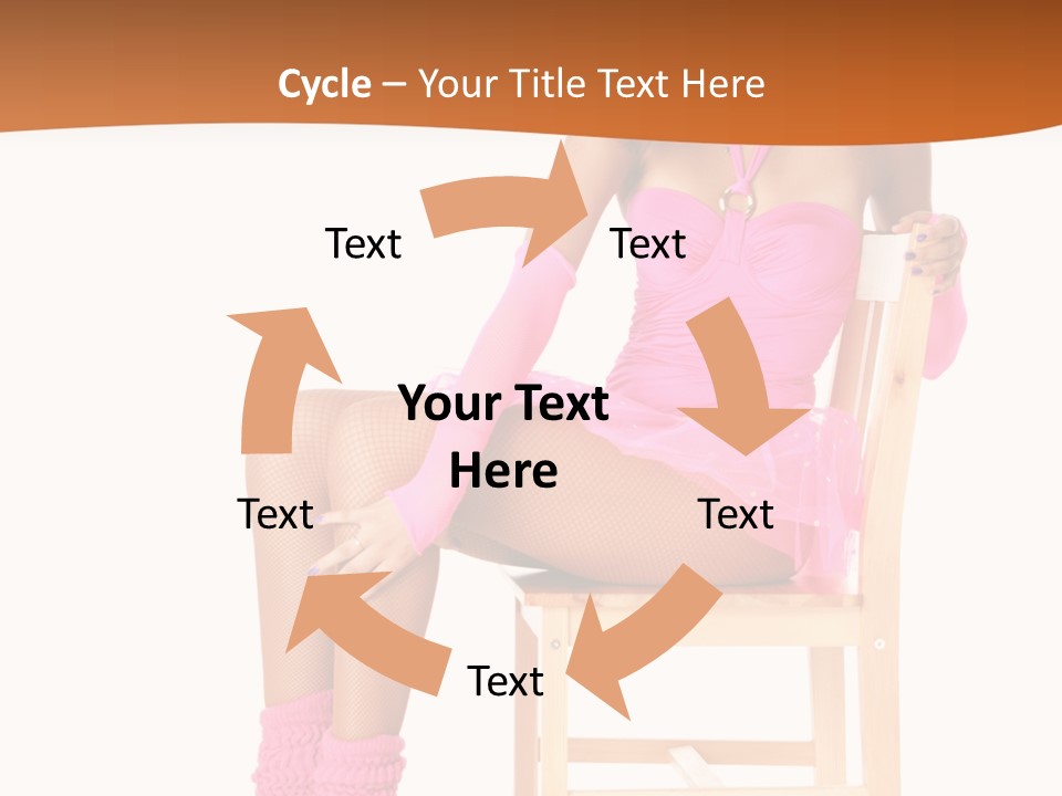 Ballerina Sit Dance PowerPoint Template