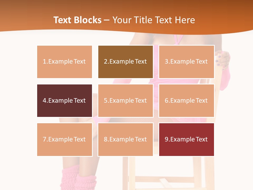 Ballerina Sit Dance PowerPoint Template