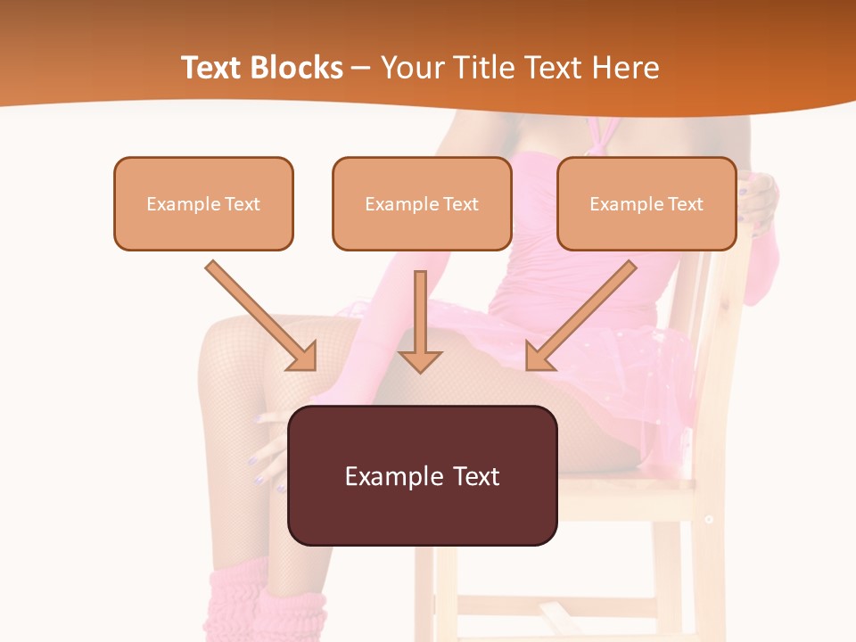 Ballerina Sit Dance PowerPoint Template