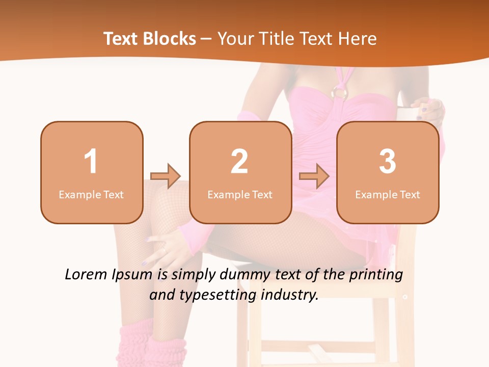 Ballerina Sit Dance PowerPoint Template