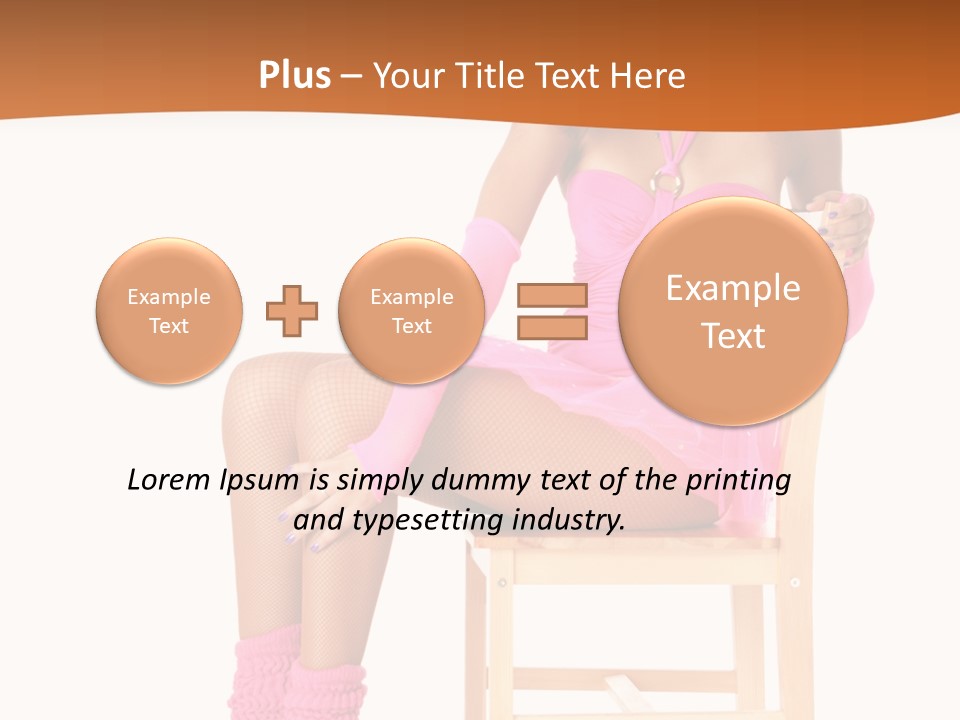 Ballerina Sit Dance PowerPoint Template