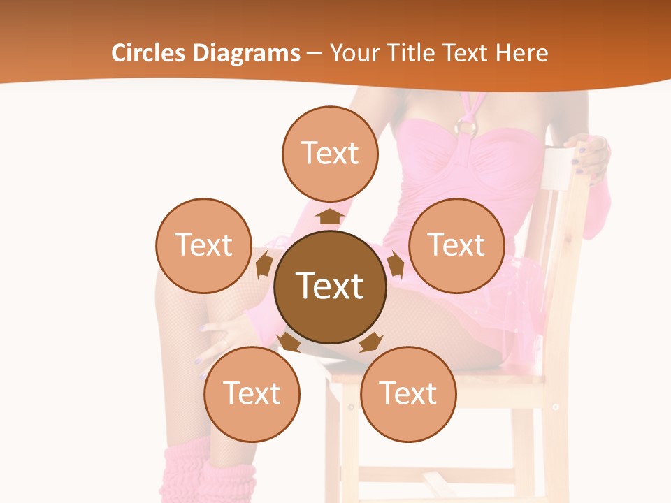 Ballerina Sit Dance PowerPoint Template