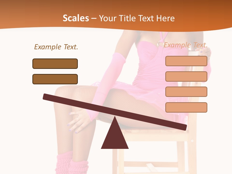 Ballerina Sit Dance PowerPoint Template