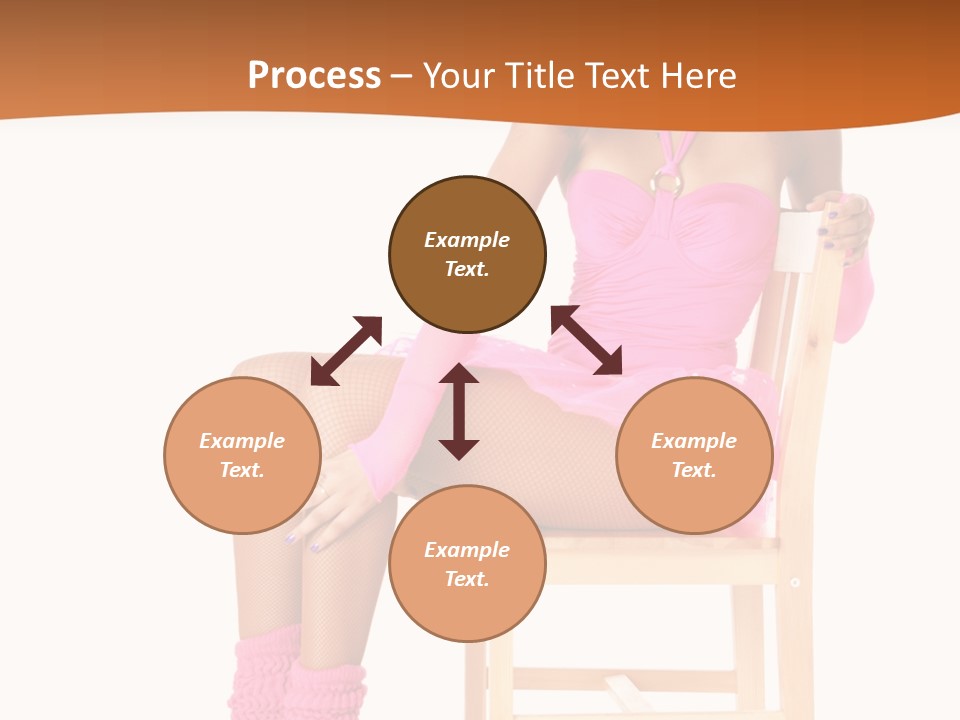 Ballerina Sit Dance PowerPoint Template