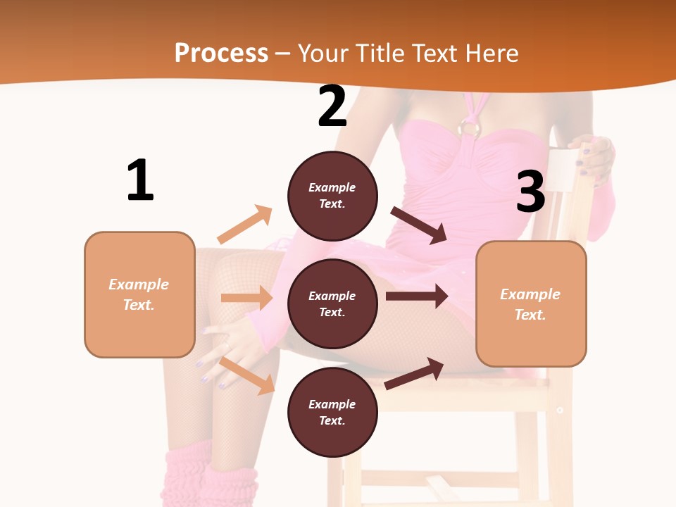 Ballerina Sit Dance PowerPoint Template