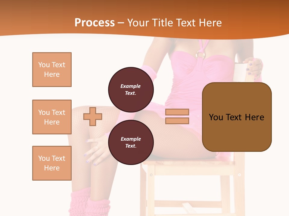 Ballerina Sit Dance PowerPoint Template