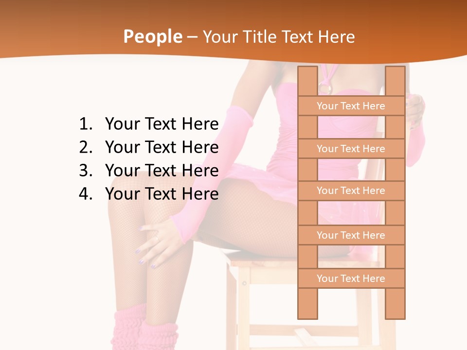 Ballerina Sit Dance PowerPoint Template