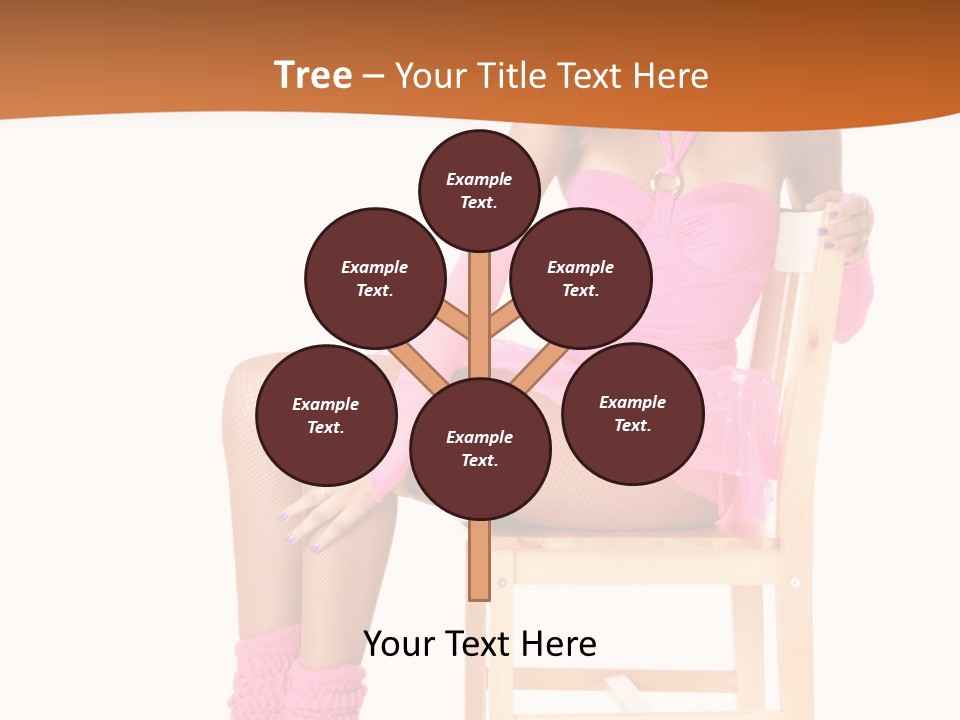 Ballerina Sit Dance PowerPoint Template