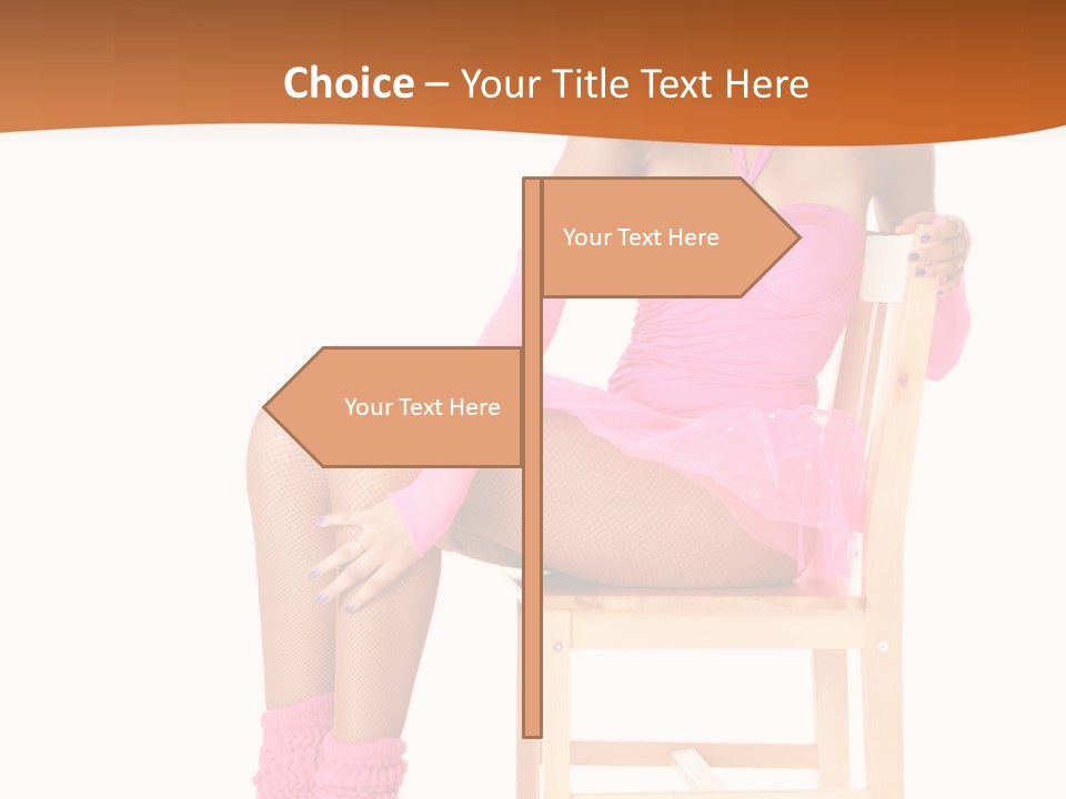 Ballerina Sit Dance PowerPoint Template