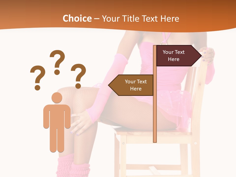 Ballerina Sit Dance PowerPoint Template