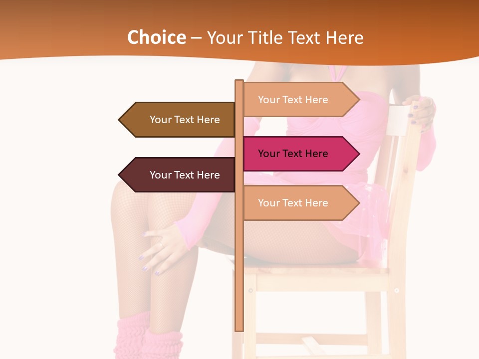 Ballerina Sit Dance PowerPoint Template