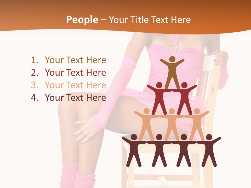 Ballerina Sit Dance PowerPoint Template