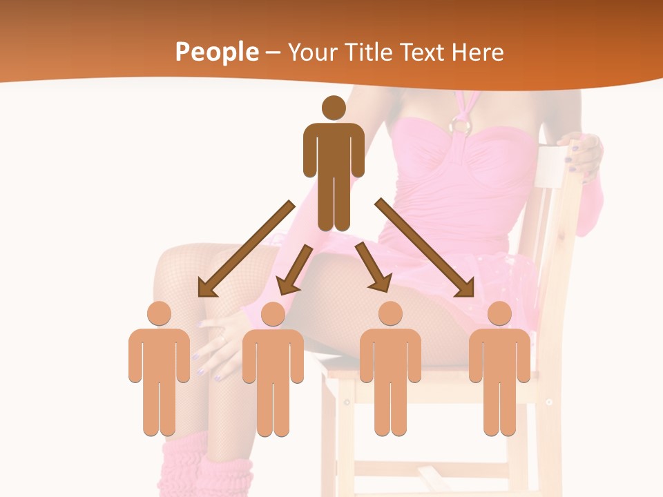 Ballerina Sit Dance PowerPoint Template