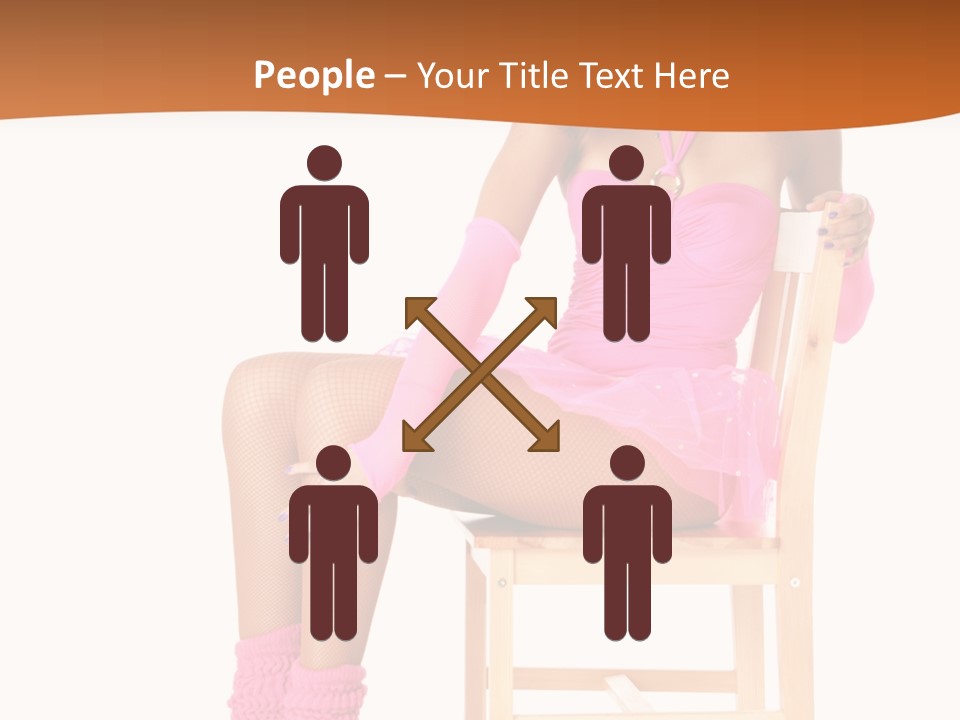 Ballerina Sit Dance PowerPoint Template