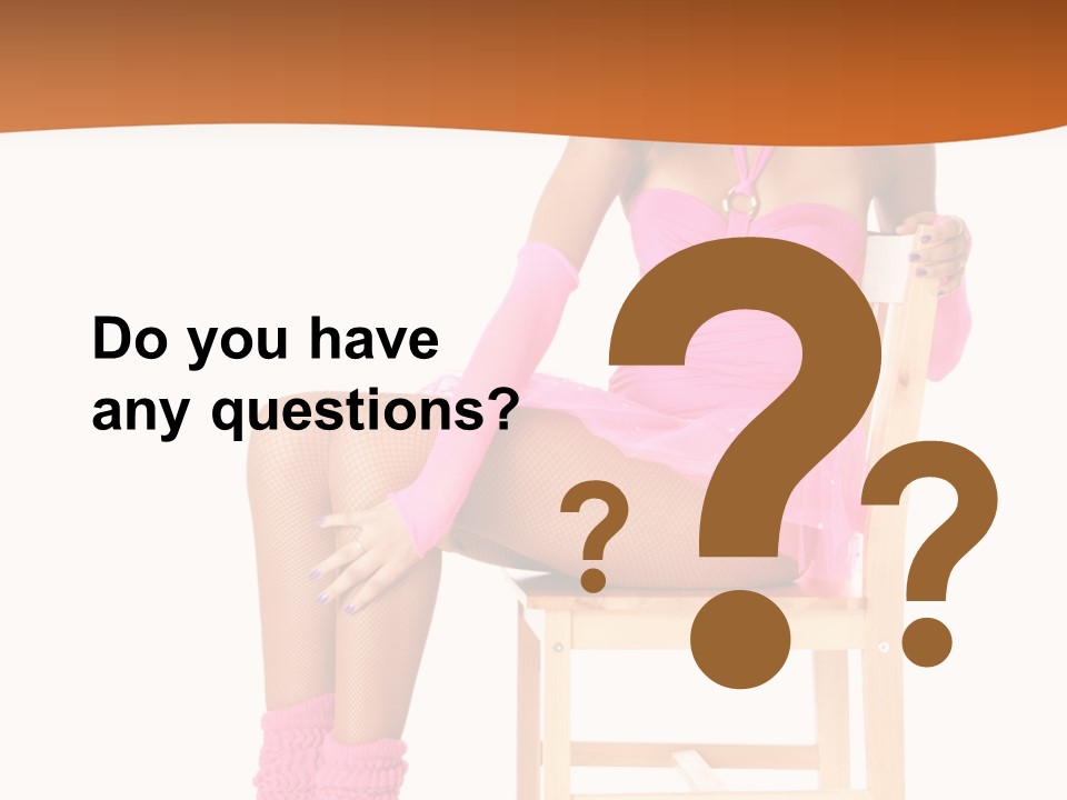 Ballerina Sit Dance PowerPoint Template