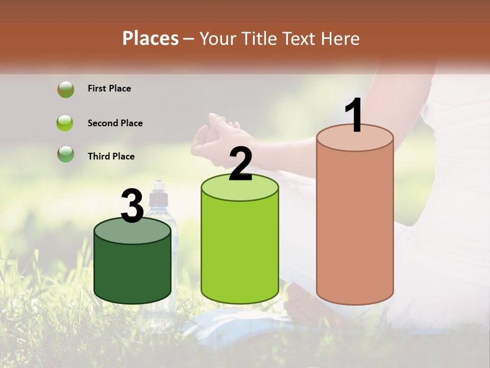 Contemplation Outdoors Back PowerPoint Template