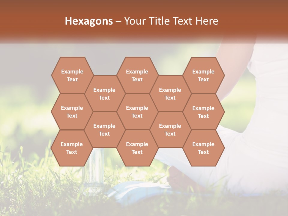 Contemplation Outdoors Back PowerPoint Template