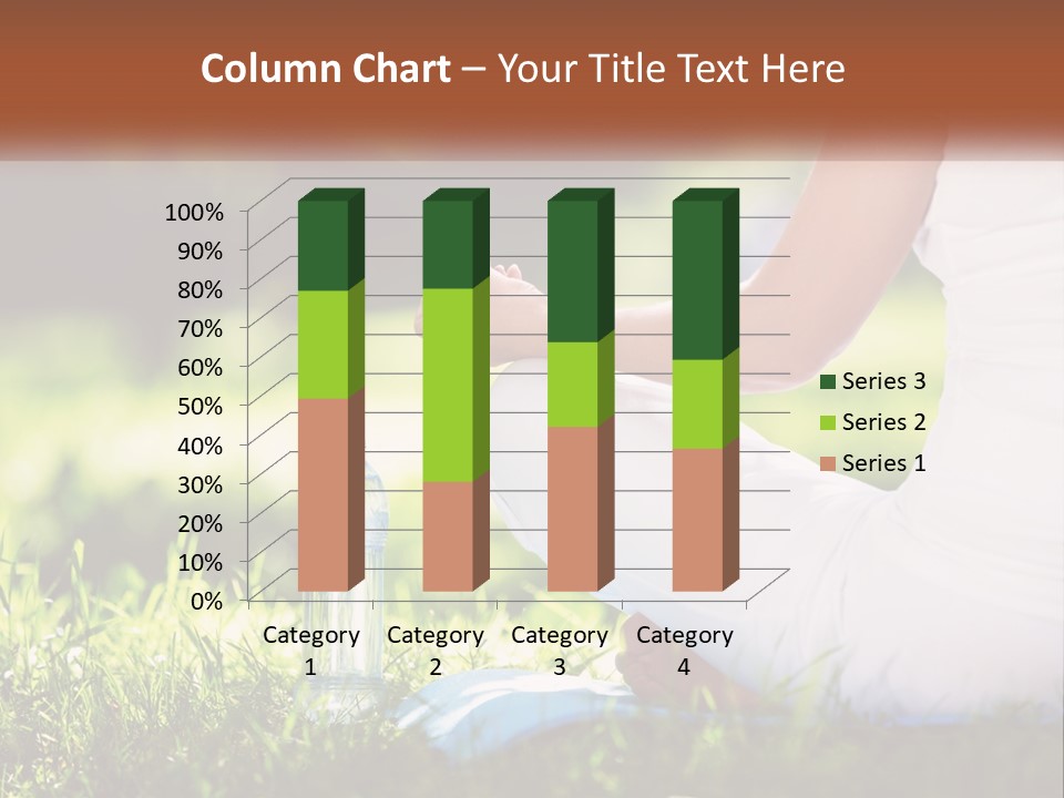 Contemplation Outdoors Back PowerPoint Template